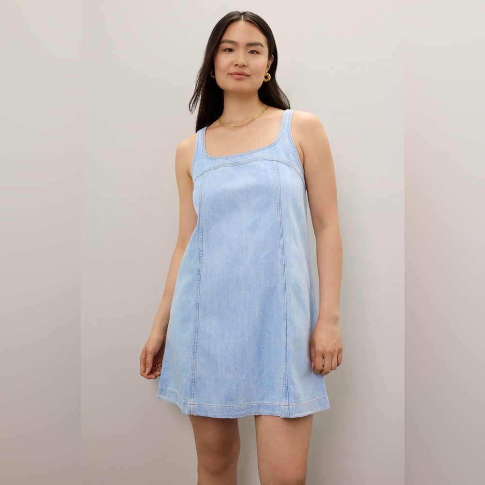 Madewell Sleeveless Super Flowy Shift Dress